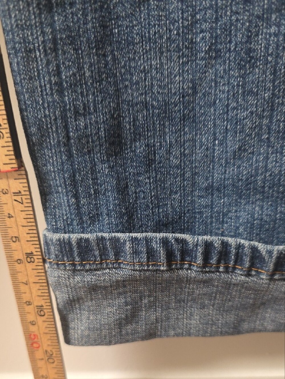 Hint Jeans Women's Light Blue Cropped Ankle Jeans With Boho Belt Size 7 - Picture 8 of 11